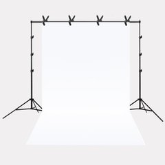 Набір для зйомки devicity: Білий Вініловий фон 2.5 × 3 м + Стійка ворота для фону Deep 3 × 2.8 м
