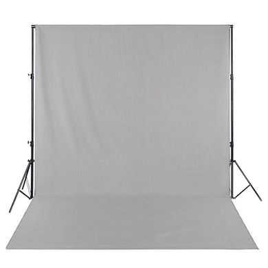 Набор для съемки devicity: Серый тканевый фон 2×3 м + Стойка ворота для фотофона 2×2 м