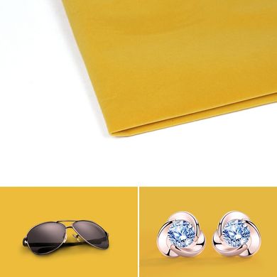 Фон для фото, фотофон тканевый бесшовный Deep Flocked Cloth Жовтий 1.5×1 м студийный