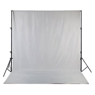 Фон для фото, фотофон тканевый бесшовный Deep Cloth Серый 200×300 см студийный без кармана (Вес 0,7 кг)