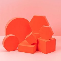 Реквизит для предметной съёмки devicity из 8 Оранжевых геометрических фигур