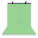 Набор для съемки devicity: Салатовый ПВХ фон для фото GALE Р4 0.7×1.4 м + Стойка держатель для фотофона 0.68×0.75 м
