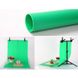 Зелений Хромакей вініловий ПВХ фотофон DEVICITY для предметної зйомки 0.7×1.4 м