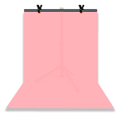 Набор для съемки devicity: Розовый ПВХ фон для фото GALE Р4 0.7×1.4 м + Стойка держатель для фотофона 0.68×0.75 м