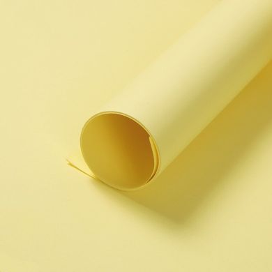 Фон для фото, фотофон для предметної зйомки Deep Сolor Блідий Жовтий паперовий 80 × 100 см