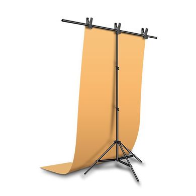 Персиковый виниловый ПВХ фотофон DEVICITY для студийной и предметной съемки 1.2×2 м