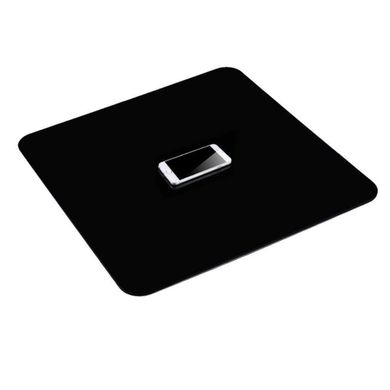 Акрилова відбиваюча панель для фото відео зйомки devicity Чорна (Двостороння матова/глянцева поверхня) 30 × 30 см