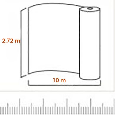 Серый бумажный фон для фотостудии Deep рулон 2.72×10 м