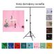 Набір для зйомки devicity: Рожевий тканинний фотофон GALE 1.5 × 3 м + Стійка для фону Deep T-Shape Stand 1.5 × 2 м